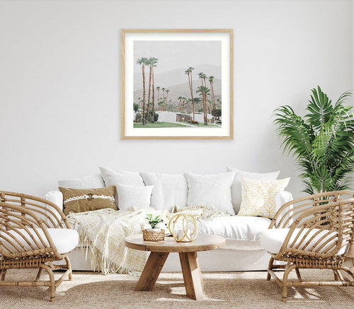 Grass Is Greener | Palm Springs SQ Art Print-PRINT-Olive et Oriel-Olive et Oriel-Buy-Australian-Art-Prints-Online-with-Olive-et-Oriel-Your-Artwork-Specialists-Austrailia-Decorate-With-Coastal-Photo-Wall-Art-Prints-From-Our-Beach-House-Artwork-Collection-Fine-Poster-and-Framed-Artwork