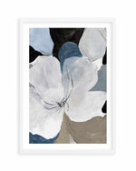 Grey Flowers II Art Print
