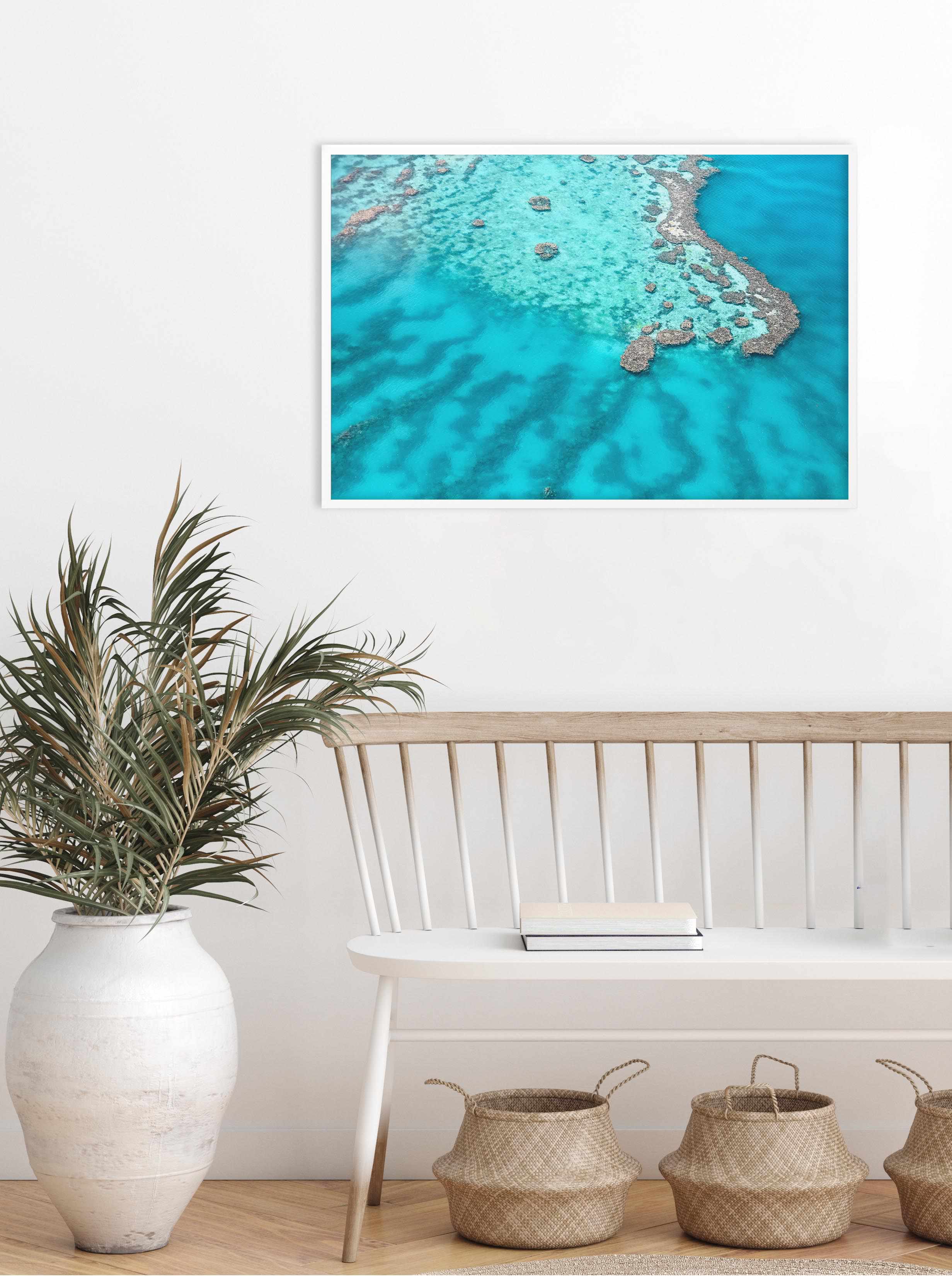 Great Barrier Reef II Art Print-PRINT-Olive et Oriel-Olive et Oriel-Buy-Australian-Art-Prints-Online-with-Olive-et-Oriel-Your-Artwork-Specialists-Austrailia-Decorate-With-Coastal-Photo-Wall-Art-Prints-From-Our-Beach-House-Artwork-Collection-Fine-Poster-and-Framed-Artwork