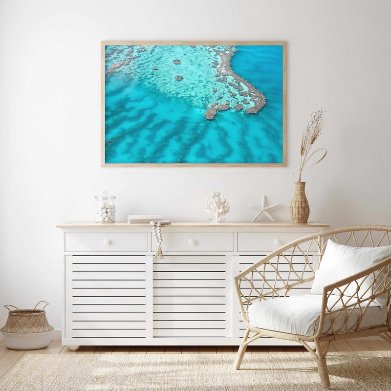 Great Barrier Reef II Art Print-PRINT-Olive et Oriel-Olive et Oriel-Buy-Australian-Art-Prints-Online-with-Olive-et-Oriel-Your-Artwork-Specialists-Austrailia-Decorate-With-Coastal-Photo-Wall-Art-Prints-From-Our-Beach-House-Artwork-Collection-Fine-Poster-and-Framed-Artwork