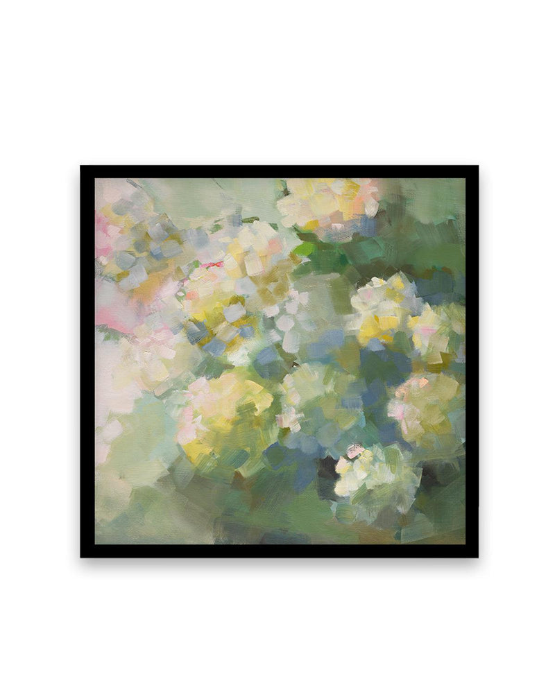 Green Floral Bouquet by Jenny Westenhofer SQ Art Print-PRINT-Olive et Oriel-Jenny Westenhofer-70x70 cm | 27.5" x 27.5"-Black-With White Border-Buy-Australian-Art-Prints-Online-with-Olive-et-Oriel-Your-Artwork-Specialists-Austrailia-Decorate-With-Coastal-Photo-Wall-Art-Prints-From-Our-Beach-House-Artwork-Collection-Fine-Poster-and-Framed-Artwork