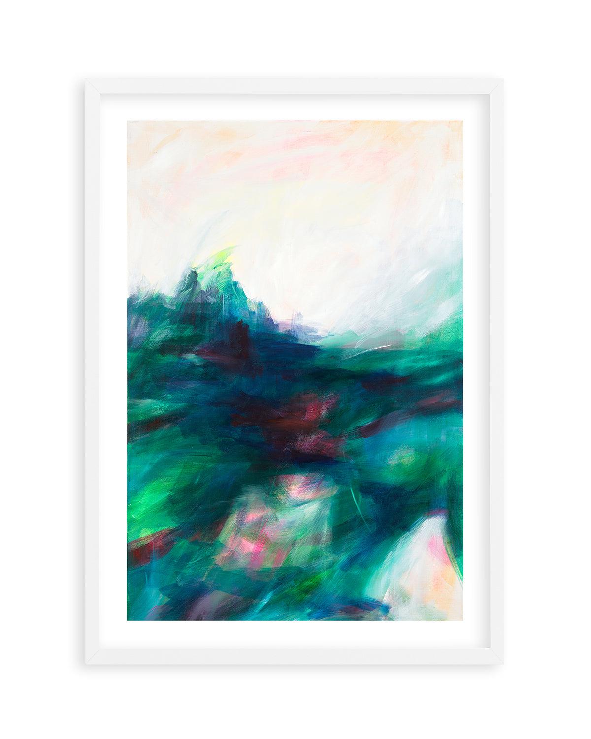 Hampstead by Luana Asiata Art Print-PRINT-Order sage mint green framed abstract painting wall art prints online with Olive et Oriel Australia