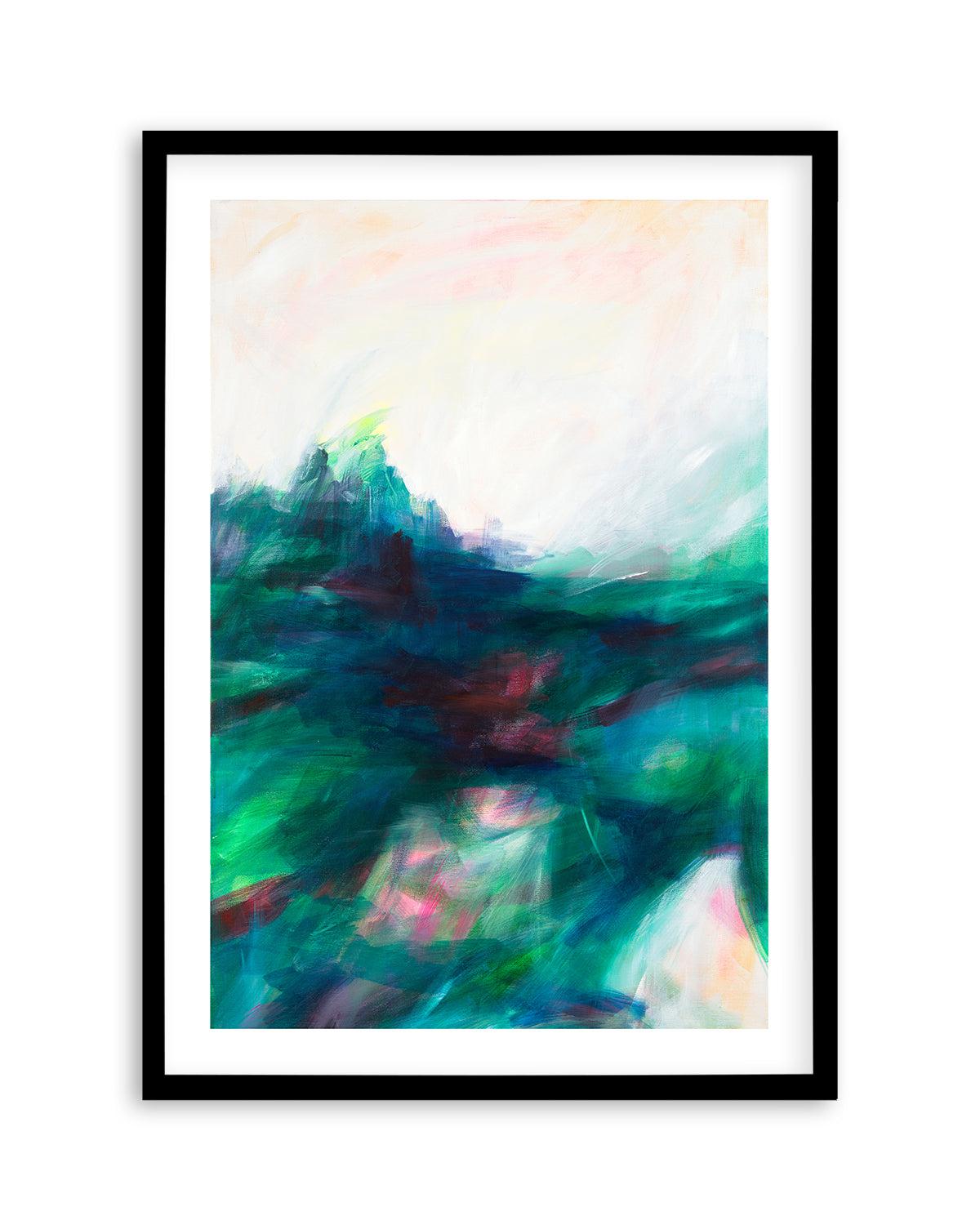 Hampstead by Luana Asiata Art Print-PRINT-Order sage mint green framed abstract painting wall art prints online with Olive et Oriel Australia