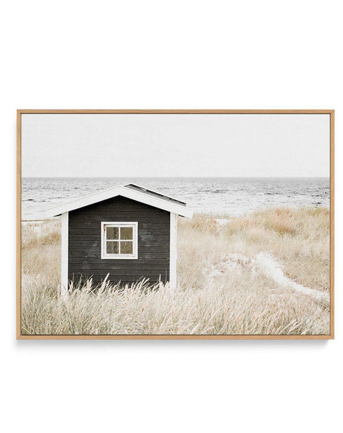 Hamptons Beach Hut | LS | Framed Canvas-CANVAS-You can shop wall art online with Olive et Oriel for everything from abstract art to fun kids wall art. Our beautiful modern art prints and canvas art are available from large canvas prints to wall art paintings and our proudly Australian artwork collection offers only the highest quality framed large wall art and canvas art Australia - You can buy fashion photography prints or Hampton print posters and paintings on canvas from Olive et Oriel and ha