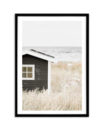 Hamptons Beach Hut | PT Art Print-PRINT-Olive et Oriel-Olive et Oriel-A5 | 5.8" x 8.3" | 14.8 x 21cm-Black-With White Border-Buy-Australian-Art-Prints-Online-with-Olive-et-Oriel-Your-Artwork-Specialists-Austrailia-Decorate-With-Coastal-Photo-Wall-Art-Prints-From-Our-Beach-House-Artwork-Collection-Fine-Poster-and-Framed-Artwork