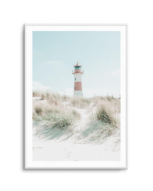Hamptons Lighthouse Art Print | PT-PRINT-Olive et Oriel-Olive et Oriel-A5 | 5.8" x 8.3" | 14.8 x 21cm-Unframed Art Print-With White Border-Buy-Australian-Art-Prints-Online-with-Olive-et-Oriel-Your-Artwork-Specialists-Austrailia-Decorate-With-Coastal-Photo-Wall-Art-Prints-From-Our-Beach-House-Artwork-Collection-Fine-Poster-and-Framed-Artwork