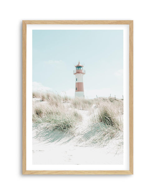 Hamptons Lighthouse Art Print | PT-PRINT-Olive et Oriel-Olive et Oriel-A5 | 5.8" x 8.3" | 14.8 x 21cm-Oak-With White Border-Buy-Australian-Art-Prints-Online-with-Olive-et-Oriel-Your-Artwork-Specialists-Austrailia-Decorate-With-Coastal-Photo-Wall-Art-Prints-From-Our-Beach-House-Artwork-Collection-Fine-Poster-and-Framed-Artwork