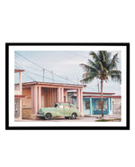 Havana Streets Art Print-PRINT-Olive et Oriel-Olive et Oriel-A4 | 8.3" x 11.7" | 21 x 29.7cm-Black-With White Border-Buy-Australian-Art-Prints-Online-with-Olive-et-Oriel-Your-Artwork-Specialists-Austrailia-Decorate-With-Coastal-Photo-Wall-Art-Prints-From-Our-Beach-House-Artwork-Collection-Fine-Poster-and-Framed-Artwork