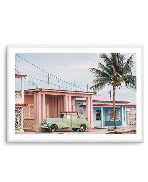Havana Streets Art Print-PRINT-Olive et Oriel-Olive et Oriel-A4 | 8.3" x 11.7" | 21 x 29.7cm-Unframed Art Print-With White Border-Buy-Australian-Art-Prints-Online-with-Olive-et-Oriel-Your-Artwork-Specialists-Austrailia-Decorate-With-Coastal-Photo-Wall-Art-Prints-From-Our-Beach-House-Artwork-Collection-Fine-Poster-and-Framed-Artwork