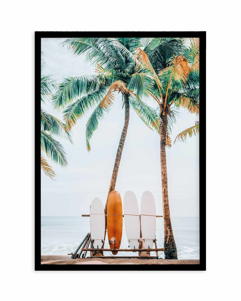 Hawaii Days Art Print-PRINT-Olive et Oriel-Olive et Oriel-A4 | 8.3" x 11.7" | 21 x 29.7cm-Black-With White Border-Buy-Australian-Art-Prints-Online-with-Olive-et-Oriel-Your-Artwork-Specialists-Austrailia-Decorate-With-Coastal-Photo-Wall-Art-Prints-From-Our-Beach-House-Artwork-Collection-Fine-Poster-and-Framed-Artwork