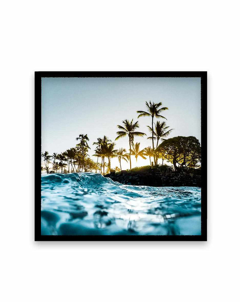 Hawaii Dreamin' SQ Art Print-PRINT-Olive et Oriel-Olive et Oriel-70x70 cm | 27.5" x 27.5"-Black-With White Border-Buy-Australian-Art-Prints-Online-with-Olive-et-Oriel-Your-Artwork-Specialists-Austrailia-Decorate-With-Coastal-Photo-Wall-Art-Prints-From-Our-Beach-House-Artwork-Collection-Fine-Poster-and-Framed-Artwork