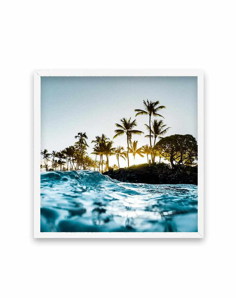 Hawaii Dreamin' SQ Art Print-PRINT-Olive et Oriel-Olive et Oriel-70x70 cm | 27.5" x 27.5"-White-With White Border-Buy-Australian-Art-Prints-Online-with-Olive-et-Oriel-Your-Artwork-Specialists-Austrailia-Decorate-With-Coastal-Photo-Wall-Art-Prints-From-Our-Beach-House-Artwork-Collection-Fine-Poster-and-Framed-Artwork