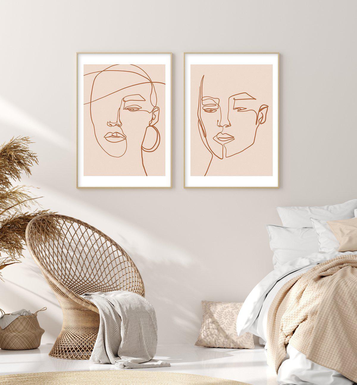 Her Contours II | Terracotta Art Print-Buy-Bohemian-Wall-Art-Print-And-Boho-Pictures-from-Olive-et-Oriel-Bohemian-Wall-Art-Print-And-Boho-Pictures-And-Also-Boho-Abstract-Art-Paintings-On-Canvas-For-A-Girls-Bedroom-Wall-Decor-Collection-of-Boho-Style-Feminine-Art-Poster-and-Framed-Artwork-Update-Your-Home-Decorating-Style-With-These-Beautiful-Wall-Art-Prints-Australia