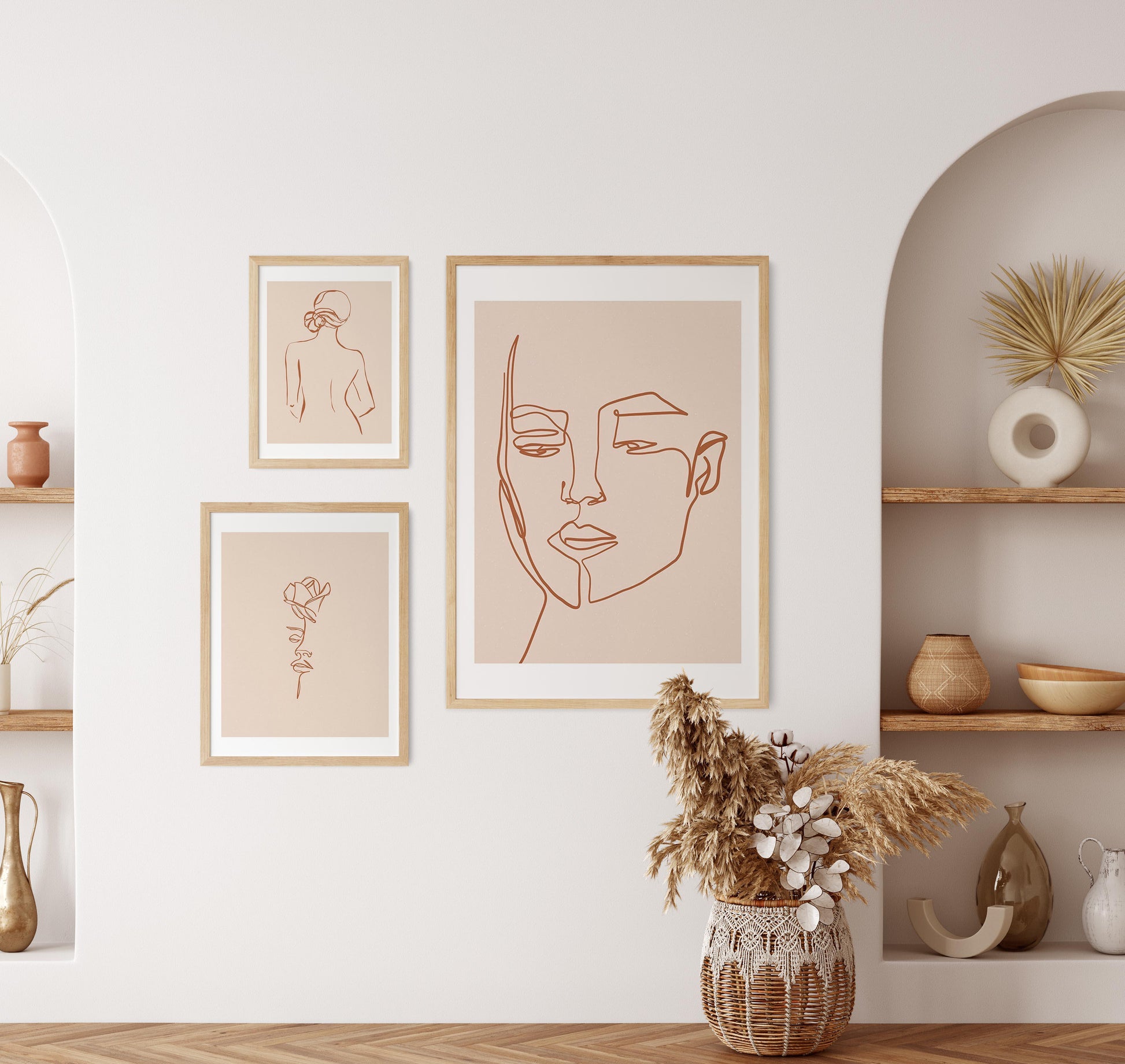 Her Contours | Terracotta Art Print-Buy-Bohemian-Wall-Art-Print-And-Boho-Pictures-from-Olive-et-Oriel-Bohemian-Wall-Art-Print-And-Boho-Pictures-And-Also-Boho-Abstract-Art-Paintings-On-Canvas-For-A-Girls-Bedroom-Wall-Decor-Collection-of-Boho-Style-Feminine-Art-Poster-and-Framed-Artwork-Update-Your-Home-Decorating-Style-With-These-Beautiful-Wall-Art-Prints-Australia