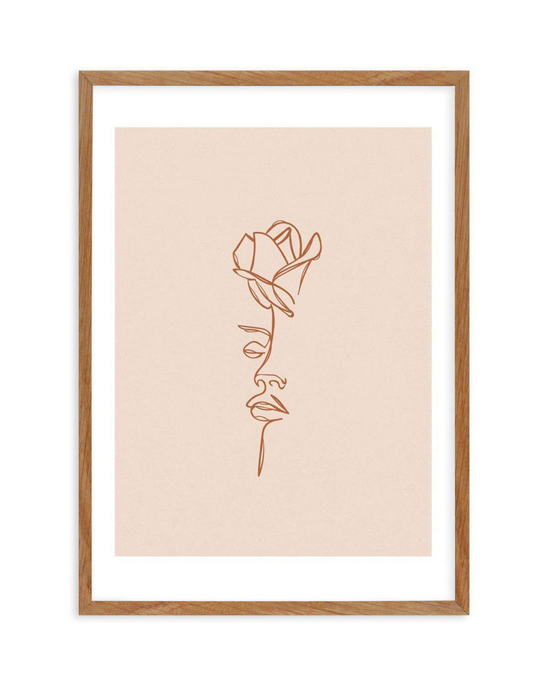 Her Wild Rose | Terracotta Art Print-Buy-Bohemian-Wall-Art-Print-And-Boho-Pictures-from-Olive-et-Oriel-Bohemian-Wall-Art-Print-And-Boho-Pictures-And-Also-Boho-Abstract-Art-Paintings-On-Canvas-For-A-Girls-Bedroom-Wall-Decor-Collection-of-Boho-Style-Feminine-Art-Poster-and-Framed-Artwork-Update-Your-Home-Decorating-Style-With-These-Beautiful-Wall-Art-Prints-Australia