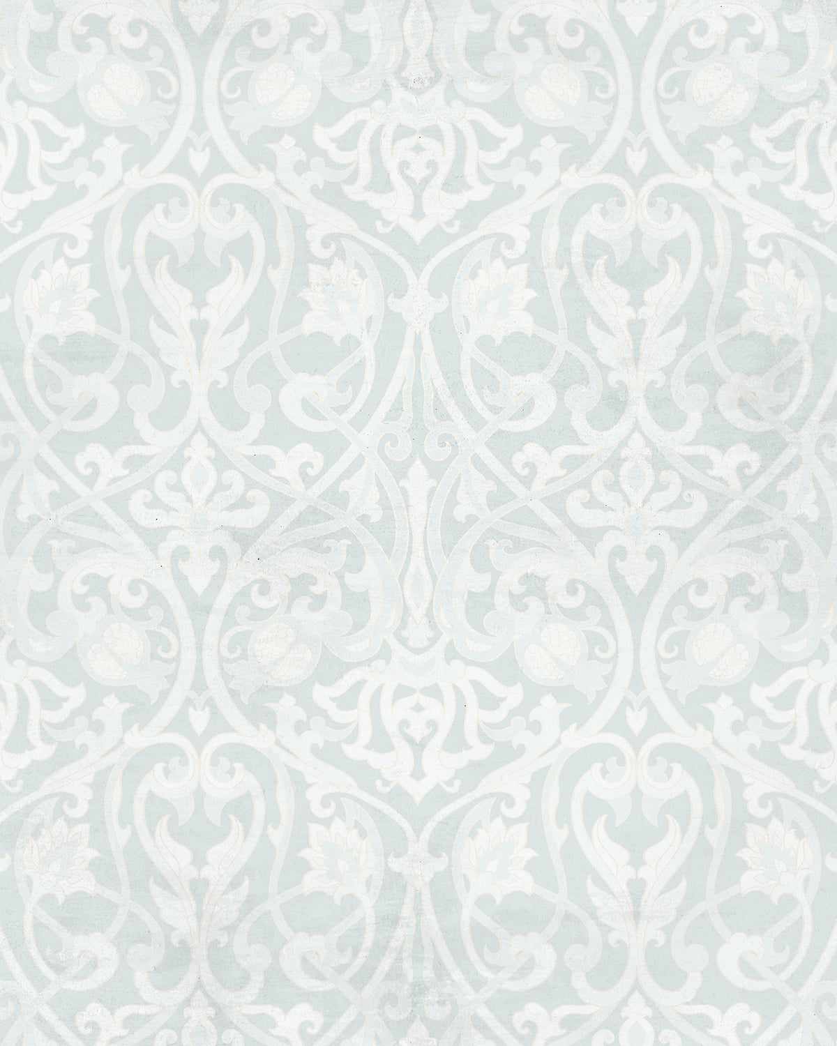 Emerald Damask Wallpaper