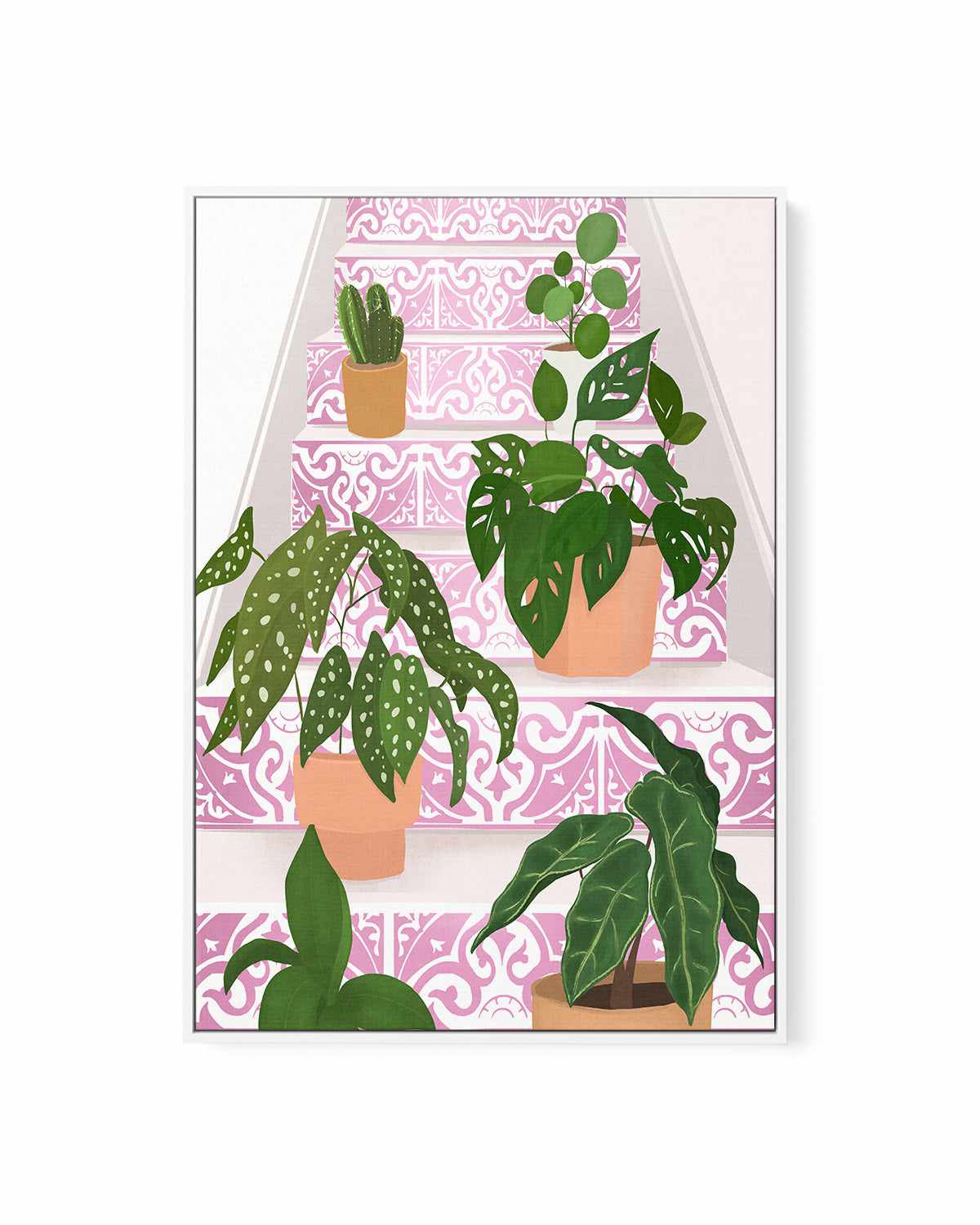 Home Plants by Petra Lizde | Framed Canvas Art Print