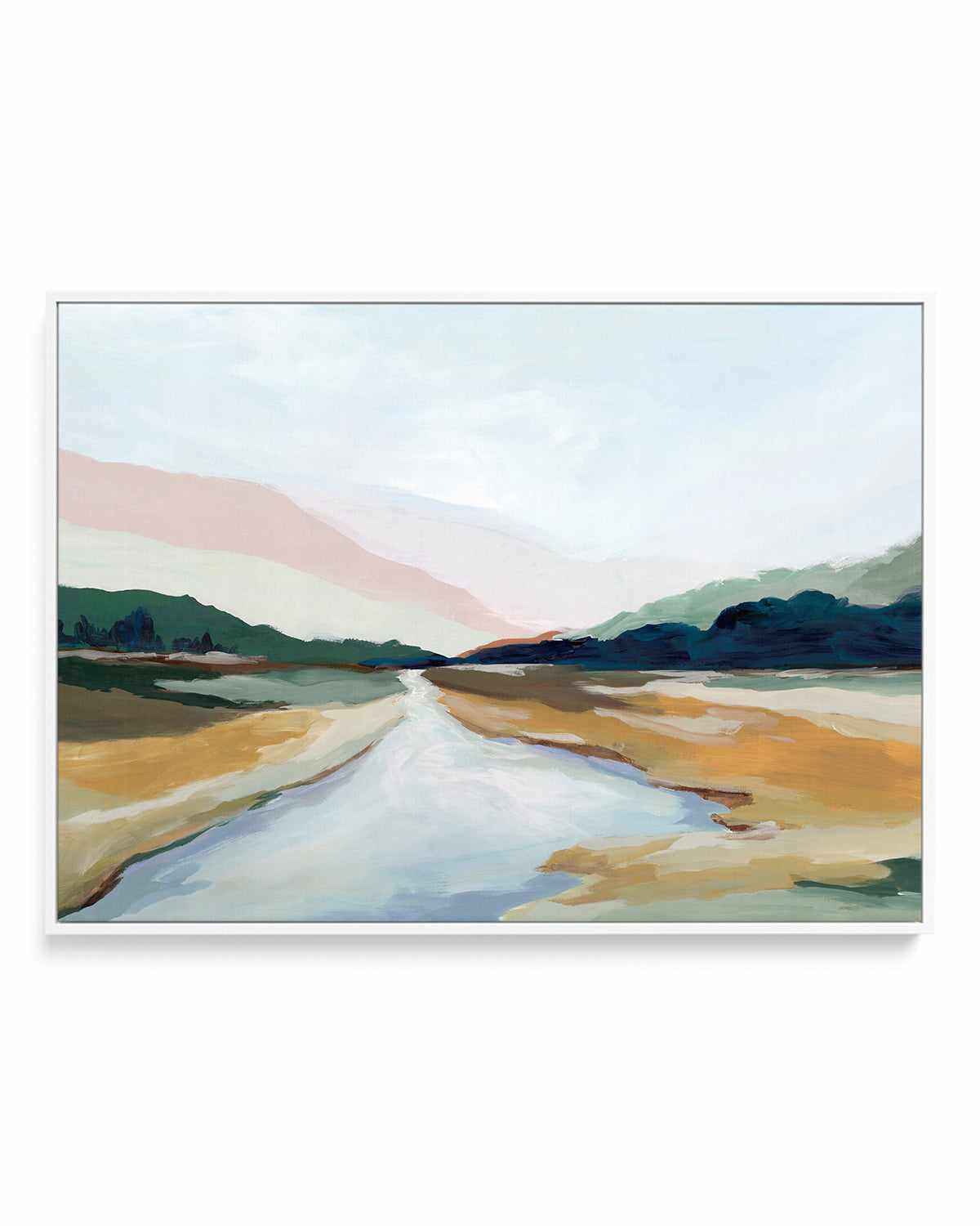 Hope Creek | Framed Canvas Art Print