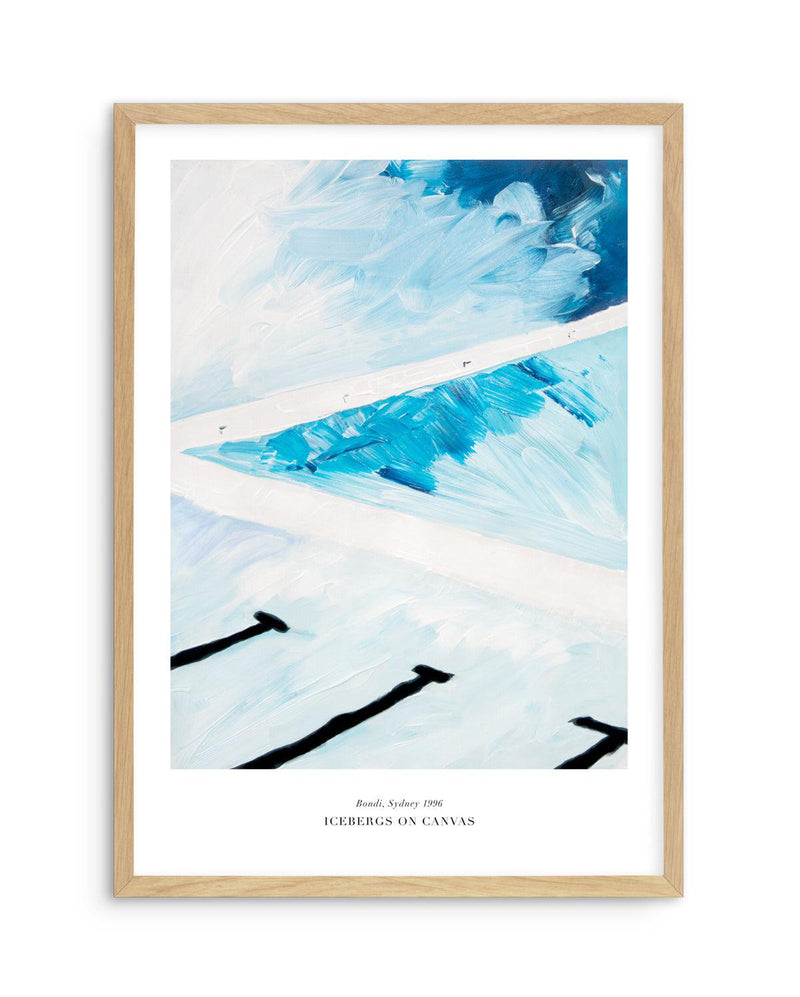 Icebergs 1996 Art Print-PRINT-Olive et Oriel-Olive et Oriel-A5 | 5.8" x 8.3" | 14.8 x 21cm-Oak-With White Border-Buy-Australian-Art-Prints-Online-with-Olive-et-Oriel-Your-Artwork-Specialists-Austrailia-Decorate-With-Coastal-Photo-Wall-Art-Prints-From-Our-Beach-House-Artwork-Collection-Fine-Poster-and-Framed-Artwork