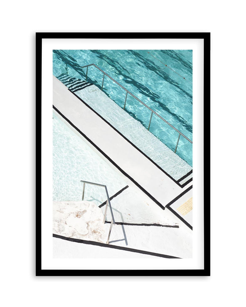 Icebergs Strips Art Print | PT-PRINT-Olive et Oriel-Olive et Oriel-A5 | 5.8" x 8.3" | 14.8 x 21cm-Black-With White Border-Buy-Australian-Art-Prints-Online-with-Olive-et-Oriel-Your-Artwork-Specialists-Austrailia-Decorate-With-Coastal-Photo-Wall-Art-Prints-From-Our-Beach-House-Artwork-Collection-Fine-Poster-and-Framed-Artwork