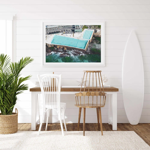 Icebergs from Above, Bondi Art Print-PRINT-Olive et Oriel-Olive et Oriel-Buy-Australian-Art-Prints-Online-with-Olive-et-Oriel-Your-Artwork-Specialists-Austrailia-Decorate-With-Coastal-Photo-Wall-Art-Prints-From-Our-Beach-House-Artwork-Collection-Fine-Poster-and-Framed-Artwork