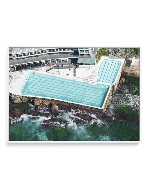 Icebergs from Above, Bondi | Framed Canvas-CANVAS-You can shop wall art online with Olive et Oriel for everything from abstract art to fun kids wall art. Our beautiful modern art prints and canvas art are available from large canvas prints to wall art paintings and our proudly Australian artwork collection offers only the highest quality framed large wall art and canvas art Australia - You can buy fashion photography prints or Hampton print posters and paintings on canvas from Olive et Oriel and