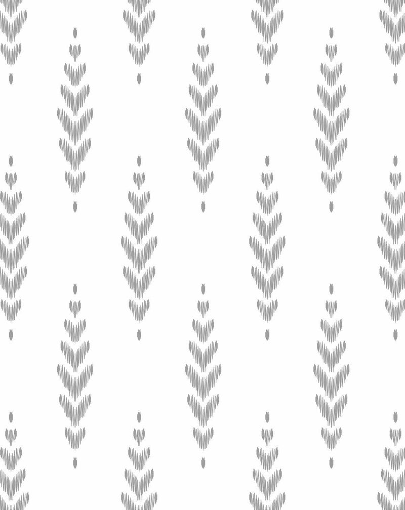 Ikat Classic B&W Wallpaper-Wallpaper-Buy Kids Removable Wallpaper Online Our Custom Made Children√¢‚Ç¨‚Ñ¢s Wallpapers Are A Fun Way To Decorate And Enhance Boys Bedroom Decor And Girls Bedrooms They Are An Amazing Addition To Your Kids Bedroom Walls Our Collection of Kids Wallpaper Is Sure To Transform Your Kids Rooms Interior Style From Pink Wallpaper To Dinosaur Wallpaper Even Marble Wallpapers For Teen Boys Shop Peel And Stick Wallpaper Online Today With Olive et Oriel