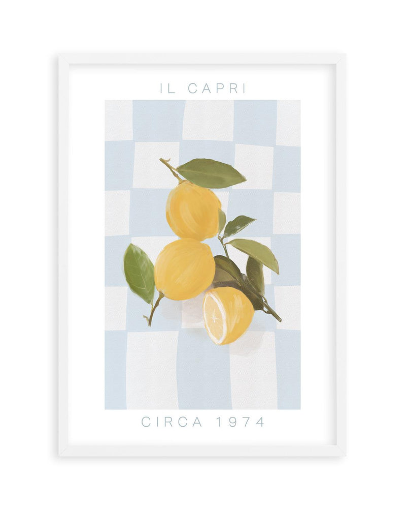 Il Capri | Blue Art Print-PRINT-Olive et Oriel-Olive et Oriel-A5 | 5.8" x 8.3" | 14.8 x 21cm-White-With White Border-Buy-Australian-Art-Prints-Online-with-Olive-et-Oriel-Your-Artwork-Specialists-Austrailia-Decorate-With-Coastal-Photo-Wall-Art-Prints-From-Our-Beach-House-Artwork-Collection-Fine-Poster-and-Framed-Artwork