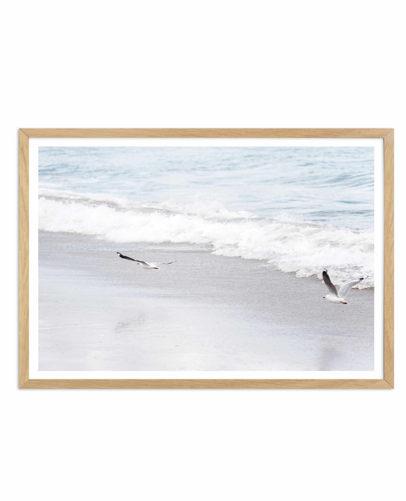 In Flight Art Print-PRINT-Olive et Oriel-Olive et Oriel-A4 | 8.3" x 11.7" | 21 x 29.7cm-Oak-With White Border-Buy-Australian-Art-Prints-Online-with-Olive-et-Oriel-Your-Artwork-Specialists-Austrailia-Decorate-With-Coastal-Photo-Wall-Art-Prints-From-Our-Beach-House-Artwork-Collection-Fine-Poster-and-Framed-Artwork