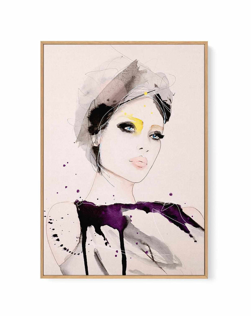 Intent by Leigh Viner | Framed Canvas Art Print
