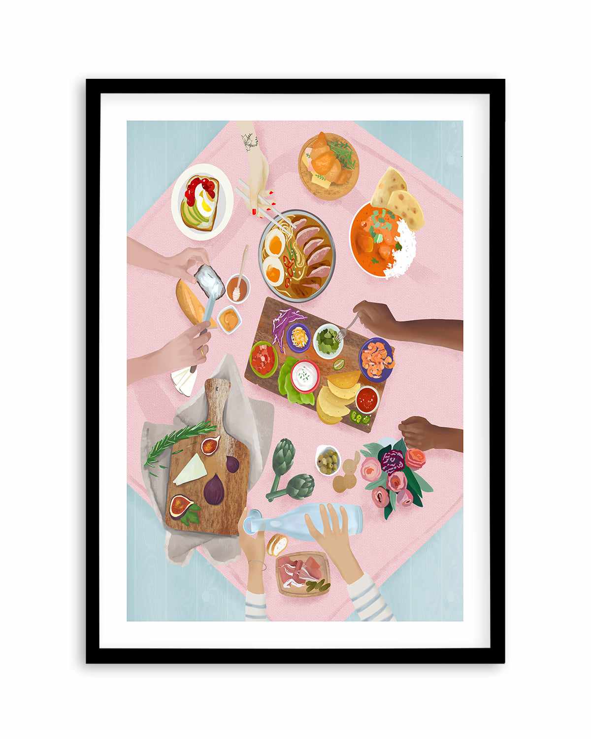 International Brunch by Petra Lizde Art Print