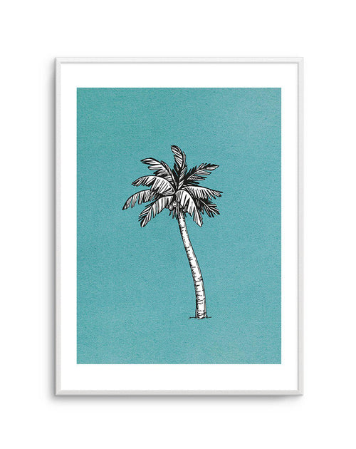 Island Palm I Art Print-PRINT-Olive et Oriel-Olive et Oriel-A4 | 8.3" x 11.7" | 21 x 29.7cm-Unframed Art Print-With White Border-Buy-Australian-Art-Prints-Online-with-Olive-et-Oriel-Your-Artwork-Specialists-Austrailia-Decorate-With-Coastal-Photo-Wall-Art-Prints-From-Our-Beach-House-Artwork-Collection-Fine-Poster-and-Framed-Artwork