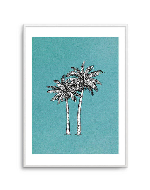 Island Palm II Art Print-PRINT-Olive et Oriel-Olive et Oriel-A4 | 8.3" x 11.7" | 21 x 29.7cm-Unframed Art Print-With White Border-Buy-Australian-Art-Prints-Online-with-Olive-et-Oriel-Your-Artwork-Specialists-Austrailia-Decorate-With-Coastal-Photo-Wall-Art-Prints-From-Our-Beach-House-Artwork-Collection-Fine-Poster-and-Framed-Artwork
