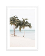 Island Palms Art Print-PRINT-Olive et Oriel-Olive et Oriel-A4 | 8.3" x 11.7" | 21 x 29.7cm-White-With White Border-Buy-Australian-Art-Prints-Online-with-Olive-et-Oriel-Your-Artwork-Specialists-Austrailia-Decorate-With-Coastal-Photo-Wall-Art-Prints-From-Our-Beach-House-Artwork-Collection-Fine-Poster-and-Framed-Artwork