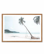 Island Time Art Print-PRINT-Olive et Oriel-Olive et Oriel-50x70 cm | 19.6" x 27.5"-Walnut-With White Border-Buy-Australian-Art-Prints-Online-with-Olive-et-Oriel-Your-Artwork-Specialists-Austrailia-Decorate-With-Coastal-Photo-Wall-Art-Prints-From-Our-Beach-House-Artwork-Collection-Fine-Poster-and-Framed-Artwork