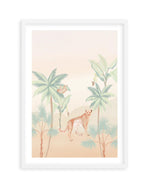 Jungle Cheetah Art Print-PRINT-Olive et Oriel-Olive et Oriel-A5 | 5.8" x 8.3" | 14.8 x 21cm-White-With White Border-Buy-Australian-Art-Prints-Online-with-Olive-et-Oriel-Your-Artwork-Specialists-Austrailia-Decorate-With-Coastal-Photo-Wall-Art-Prints-From-Our-Beach-House-Artwork-Collection-Fine-Poster-and-Framed-Artwork