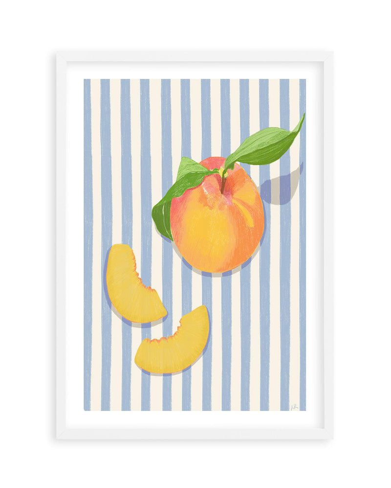 Just Peachy by Jenny Liz Rome Art Print-PRINT-Olive et Oriel-Jenny Liz Rome-A5 | 5.8" x 8.3" | 14.8 x 21cm-White-With White Border-Buy-Australian-Art-Prints-Online-with-Olive-et-Oriel-Your-Artwork-Specialists-Austrailia-Decorate-With-Coastal-Photo-Wall-Art-Prints-From-Our-Beach-House-Artwork-Collection-Fine-Poster-and-Framed-Artwork