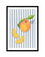 Just Peachy by Jenny Liz Rome Art Print-PRINT-Olive et Oriel-Jenny Liz Rome-A5 | 5.8" x 8.3" | 14.8 x 21cm-Black-With White Border-Buy-Australian-Art-Prints-Online-with-Olive-et-Oriel-Your-Artwork-Specialists-Austrailia-Decorate-With-Coastal-Photo-Wall-Art-Prints-From-Our-Beach-House-Artwork-Collection-Fine-Poster-and-Framed-Artwork