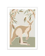 Kangaroo CanopyArt Print-PRINT-Olive et Oriel-Kristin-A5 | 5.8" x 8.3" | 14.8 x 21cm-Unframed Art Print-With White Border-Buy-Australian-Art-Prints-Online-with-Olive-et-Oriel-Your-Artwork-Specialists-Austrailia-Decorate-With-Coastal-Photo-Wall-Art-Prints-From-Our-Beach-House-Artwork-Collection-Fine-Poster-and-Framed-Artwork