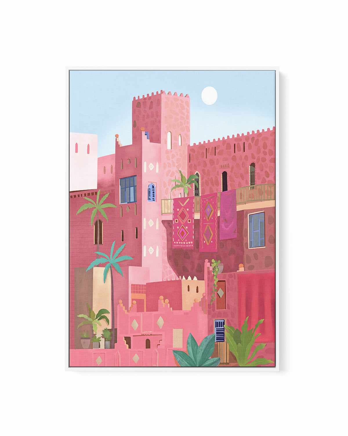 Kasbah of Marrakesh by Petra Lizde | Framed Canvas Art Print