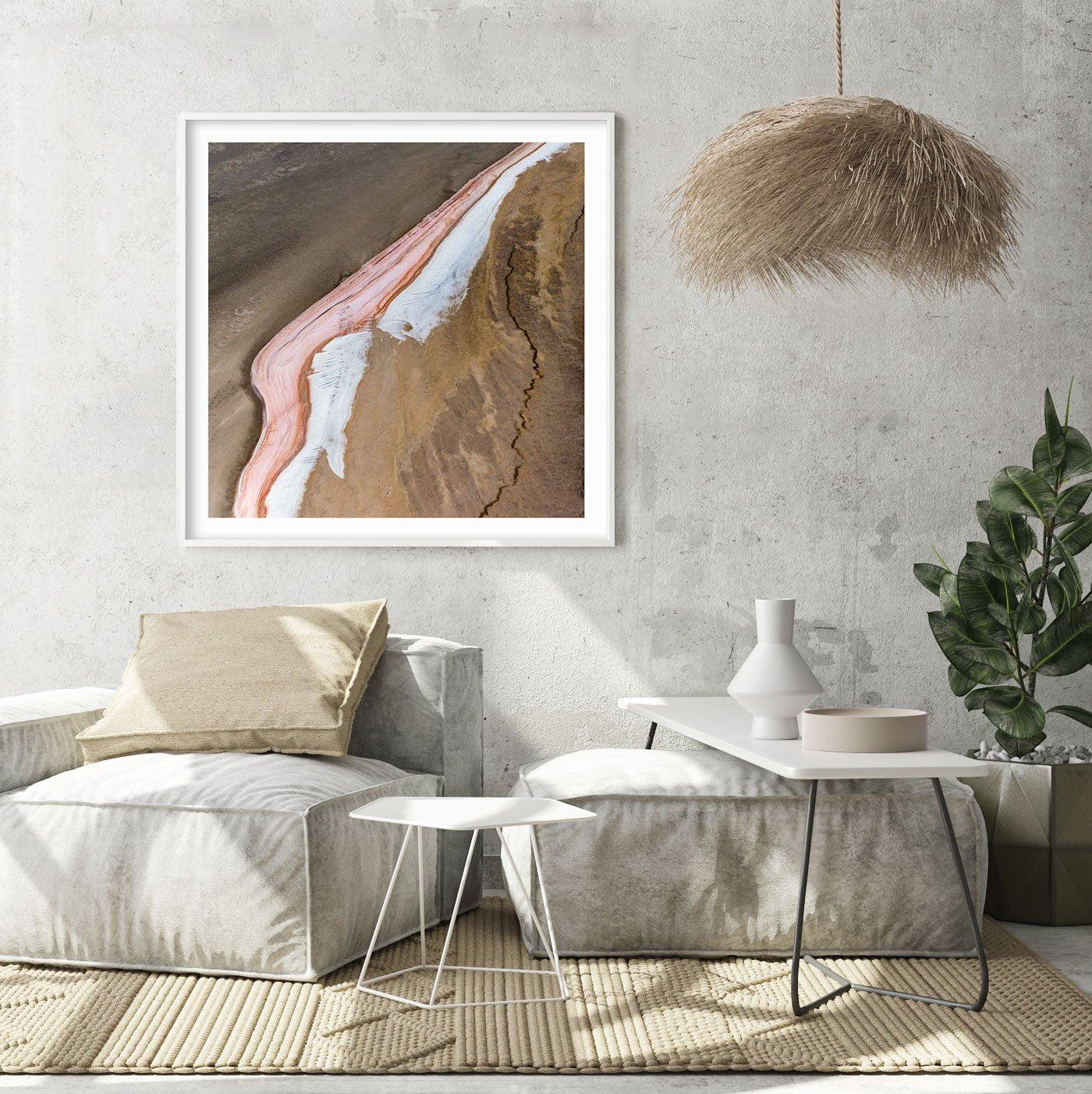 Kati Thanda-Lake Eyre No I | SQ Art Print-PRINT-Olive et Oriel-Olive et Oriel-Buy-Australian-Art-Prints-Online-with-Olive-et-Oriel-Your-Artwork-Specialists-Austrailia-Decorate-With-Coastal-Photo-Wall-Art-Prints-From-Our-Beach-House-Artwork-Collection-Fine-Poster-and-Framed-Artwork