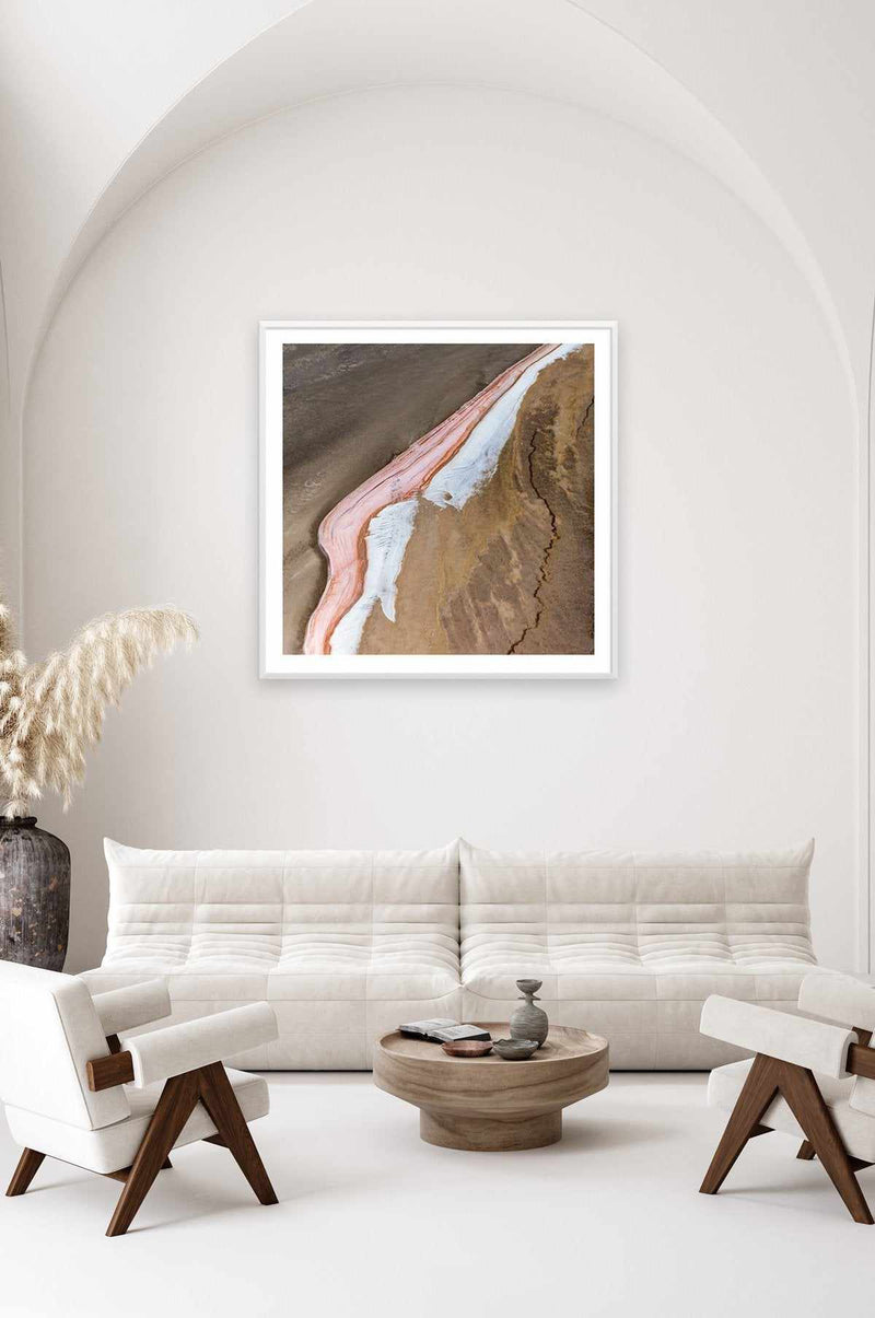 Kati Thanda-Lake Eyre No I | SQ Art Print-PRINT-Olive et Oriel-Olive et Oriel-Buy-Australian-Art-Prints-Online-with-Olive-et-Oriel-Your-Artwork-Specialists-Austrailia-Decorate-With-Coastal-Photo-Wall-Art-Prints-From-Our-Beach-House-Artwork-Collection-Fine-Poster-and-Framed-Artwork