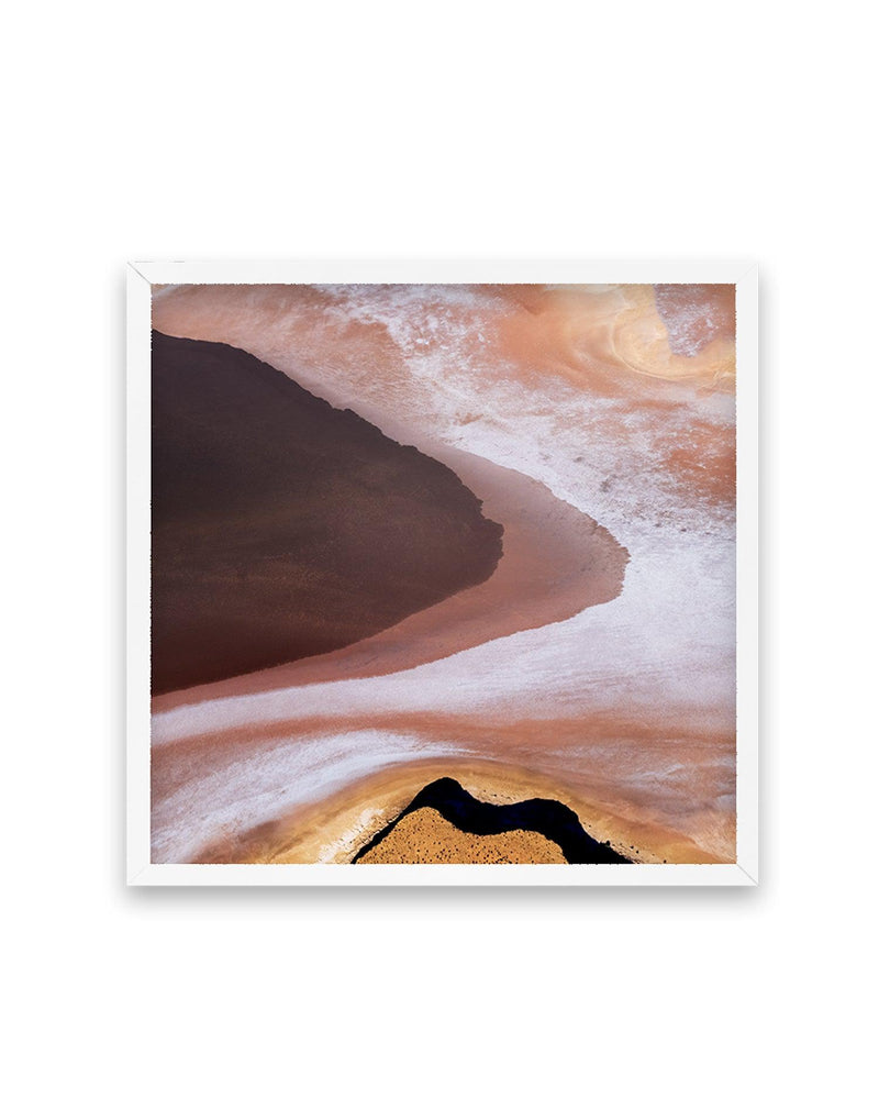 Kati Thanda-Lake Eyre No II | SQ Art Print-PRINT-Olive et Oriel-Olive et Oriel-70x70 cm | 27.5" x 27.5"-White-With White Border-Buy-Australian-Art-Prints-Online-with-Olive-et-Oriel-Your-Artwork-Specialists-Austrailia-Decorate-With-Coastal-Photo-Wall-Art-Prints-From-Our-Beach-House-Artwork-Collection-Fine-Poster-and-Framed-Artwork