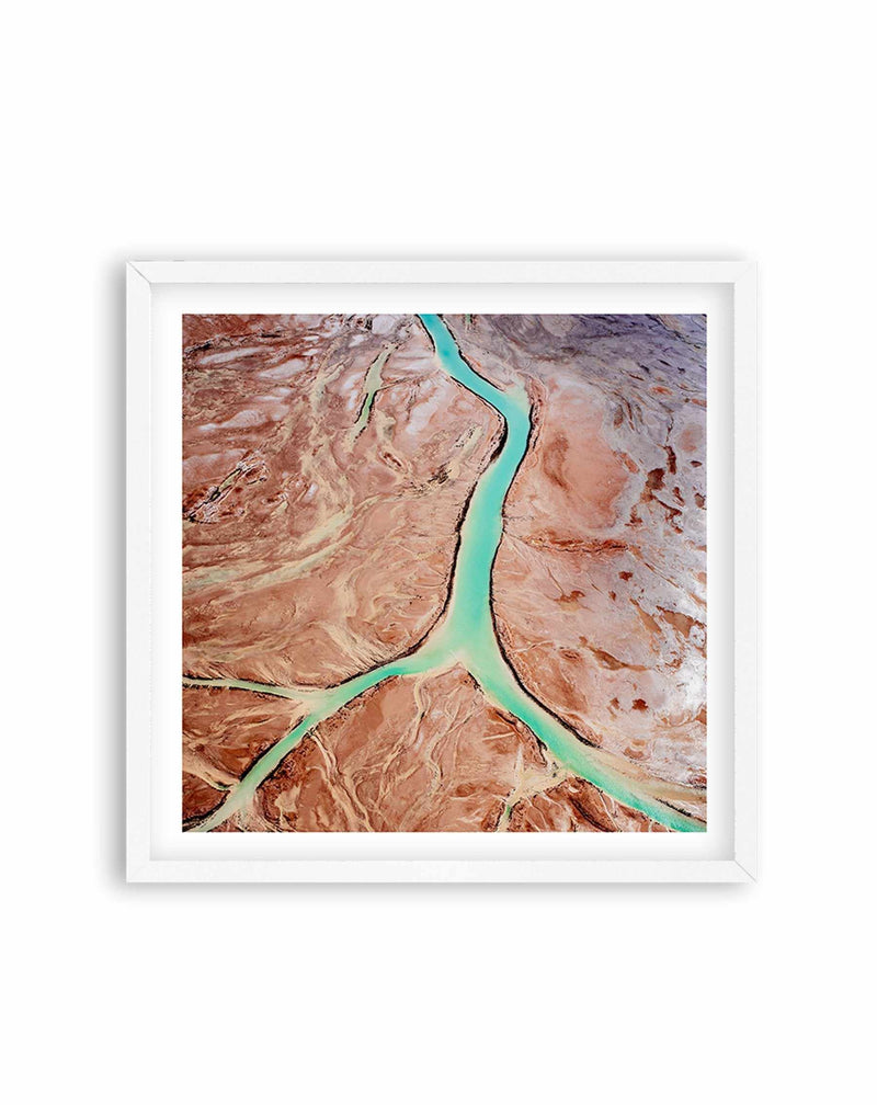 Kati Thanda-Lake Eyre No IV | SQ Art Print-PRINT-Olive et Oriel-Olive et Oriel-70x70 cm | 27.5" x 27.5"-White-With White Border-Buy-Australian-Art-Prints-Online-with-Olive-et-Oriel-Your-Artwork-Specialists-Austrailia-Decorate-With-Coastal-Photo-Wall-Art-Prints-From-Our-Beach-House-Artwork-Collection-Fine-Poster-and-Framed-Artwork