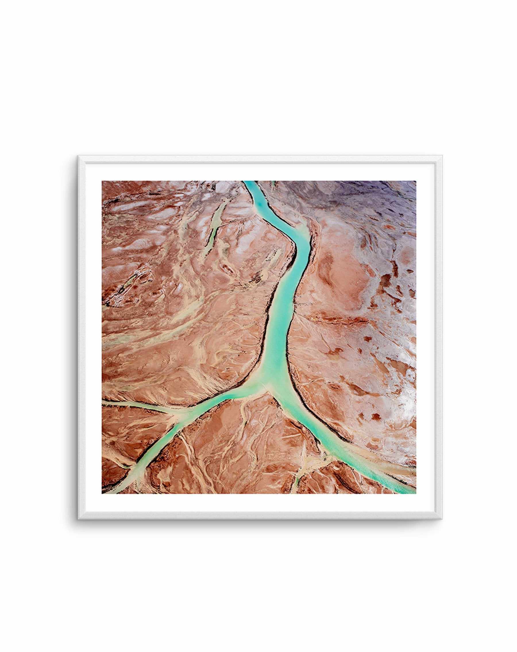 Kati Thanda-Lake Eyre No IV | SQ Art Print-PRINT-Olive et Oriel-Olive et Oriel-Buy-Australian-Art-Prints-Online-with-Olive-et-Oriel-Your-Artwork-Specialists-Austrailia-Decorate-With-Coastal-Photo-Wall-Art-Prints-From-Our-Beach-House-Artwork-Collection-Fine-Poster-and-Framed-Artwork