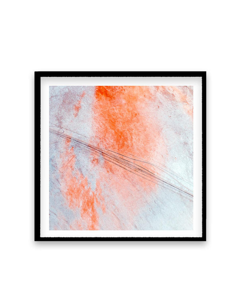 Kati Thanda-Lake Eyre No V | SQ Art Print-PRINT-Olive et Oriel-Olive et Oriel-70x70 cm | 27.5" x 27.5"-Black-With White Border-Buy-Australian-Art-Prints-Online-with-Olive-et-Oriel-Your-Artwork-Specialists-Austrailia-Decorate-With-Coastal-Photo-Wall-Art-Prints-From-Our-Beach-House-Artwork-Collection-Fine-Poster-and-Framed-Artwork