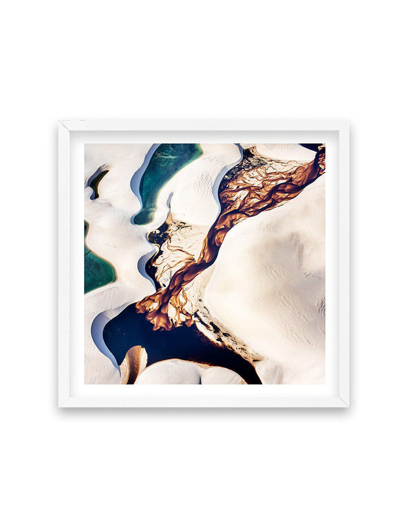 Kati Thanda-Lake Eyre No VI | SQ Art Print-PRINT-Olive et Oriel-Olive et Oriel-70x70 cm | 27.5" x 27.5"-White-With White Border-Buy-Australian-Art-Prints-Online-with-Olive-et-Oriel-Your-Artwork-Specialists-Austrailia-Decorate-With-Coastal-Photo-Wall-Art-Prints-From-Our-Beach-House-Artwork-Collection-Fine-Poster-and-Framed-Artwork
