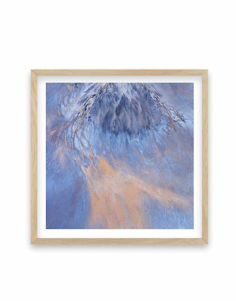 Kati Thanda-Lake Eyre No VIII | SQ Art Print-PRINT-Olive et Oriel-Olive et Oriel-70x70 cm | 27.5" x 27.5"-Oak-With White Border-Buy-Australian-Art-Prints-Online-with-Olive-et-Oriel-Your-Artwork-Specialists-Austrailia-Decorate-With-Coastal-Photo-Wall-Art-Prints-From-Our-Beach-House-Artwork-Collection-Fine-Poster-and-Framed-Artwork