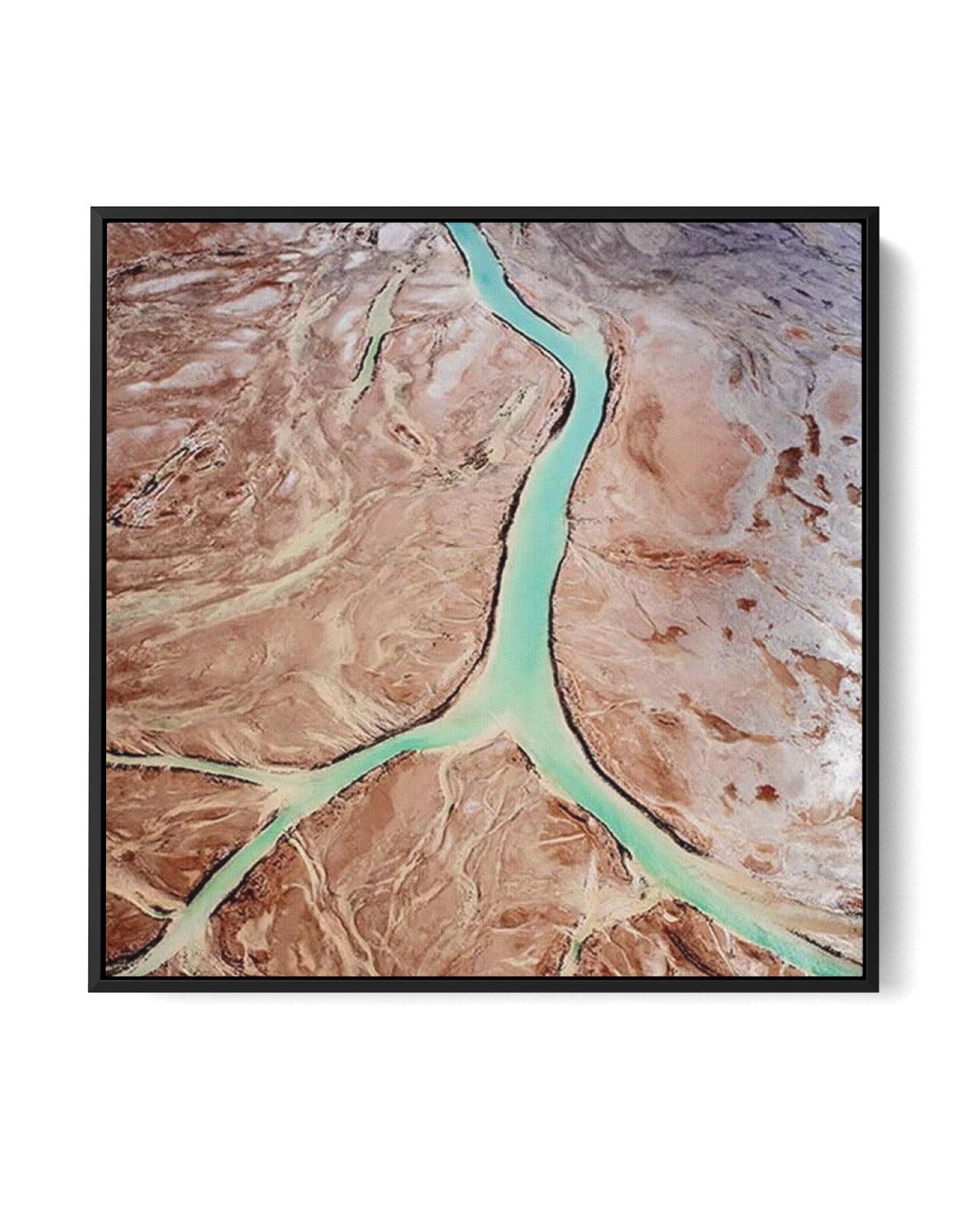 Kati Thanda-Lake Eyre No IV SQ | Framed Canvas-CANVAS-You can shop wall art online with Olive et Oriel for everything from abstract art to fun kids wall art. Our beautiful modern art prints and canvas art are available from large canvas prints to wall art paintings and our proudly Australian artwork collection offers only the highest quality framed large wall art and canvas art Australia - You can buy fashion photography prints or Hampton print posters and paintings on canvas from Olive et Oriel