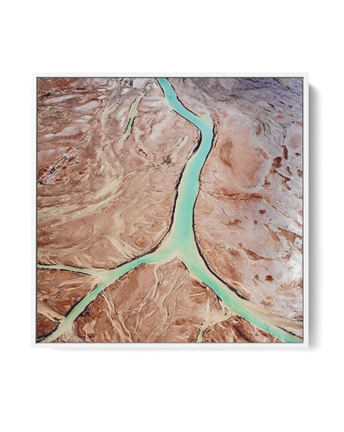 Kati Thanda-Lake Eyre No IV SQ | Framed Canvas-CANVAS-You can shop wall art online with Olive et Oriel for everything from abstract art to fun kids wall art. Our beautiful modern art prints and canvas art are available from large canvas prints to wall art paintings and our proudly Australian artwork collection offers only the highest quality framed large wall art and canvas art Australia - You can buy fashion photography prints or Hampton print posters and paintings on canvas from Olive et Oriel